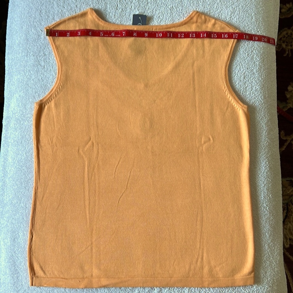 Orange Beaded Knit Top - Picture 7 of 10